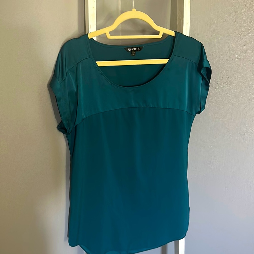 Medium Express Teal blouse